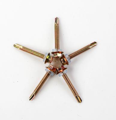 China Pan Painted Head Hex Joint Self Drilling Screws tex screws for sale