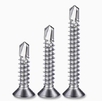 China 304 / 316 CSK Stainless Steel Metric Self Drilling Phillips Flat Head Flat Head Screw for sale