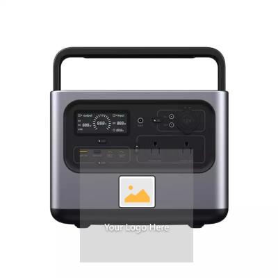 China Type C Solar Multifunctional UPS 600W Power Bank Supply 230V 50Hz Batterie Kraftwerk Outdoor Portable Power Station for sale