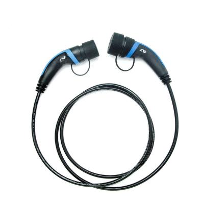 China Charge EV Car Hot Sale Type 2 To Type 2 Ev Charging Cable Model 3 16A 250V Ev Charging Gun Double Head For New Energy Electric Vehicle for sale