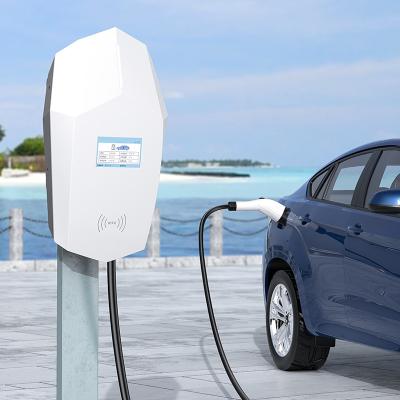 China Wall box Ev Charging Station Type 2 Type 1 Ev Fast Wall Charger Station Electric Vehicle Car Charging Stations Pile PSEVF01 for sale