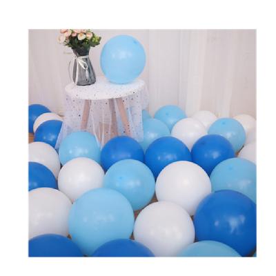 China 100 pcs of latex wedding stage layout latex balloon 10 in. color balloon. thick for wedding party decor latex customized logo for sale