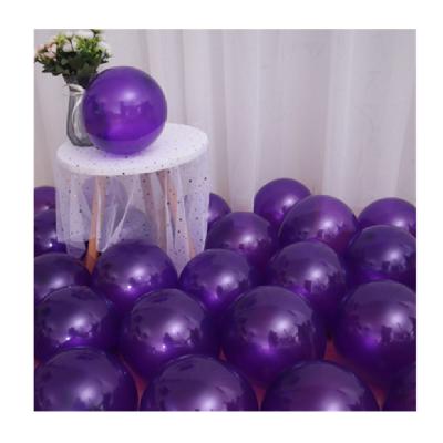 China 100 pcs of latex wedding stage layout latex balloon 10 in. color balloon. thick for wedding party decor latex customized logo for sale