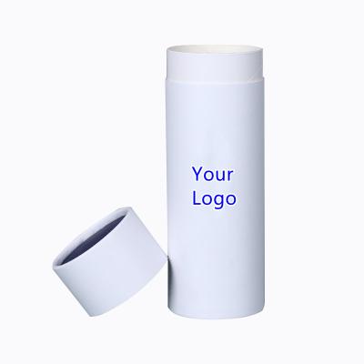 China Recycled Materials Customized Color Print Universal Round Paper Scented LOGO Paper Tube Tea Products Simple Health Care Jar Packaging for sale