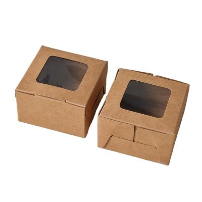 China Recyclable Custom Kraft Cardboard Soap Box With Window for sale