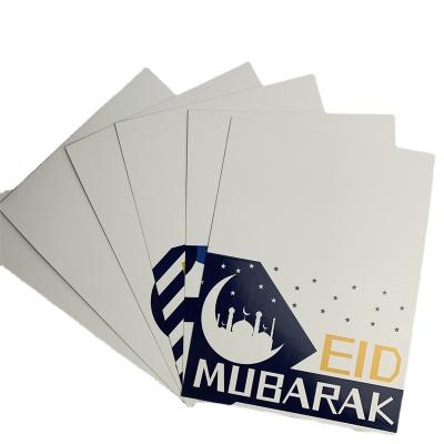 China Europe 2022 New Eid Mubarak Eid Greeting Cards Thanks Islamic For Holiday Creative Greeting Cards Set With Envelope Greeting Cards for sale