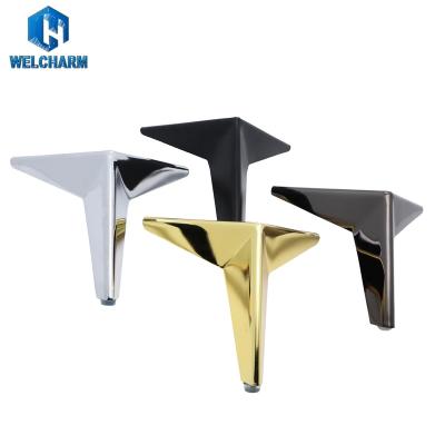 China Factory Modern Modern Black Acrylic Sofa Feet Legs Sofa Metal Legs Iron Table Chrome Furniture Accessories Gold Acrylic Leg for sale