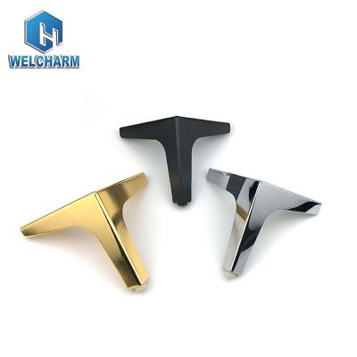 China Modern Furniture Legs Gold Sofa Legs Metal Sofa Feet Brass Metal Furniture Legs Furniture Legs for sale