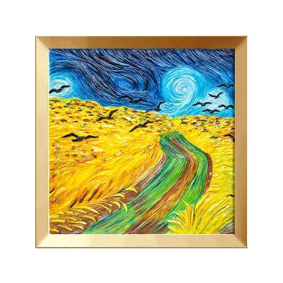 China High Quality Waterproof+ECO-Friendly 3D Oil Painting Brush Painting Set Famous Painting Vincent Van Gogh Art Works DIY Set Home Decor With Gift Box for sale