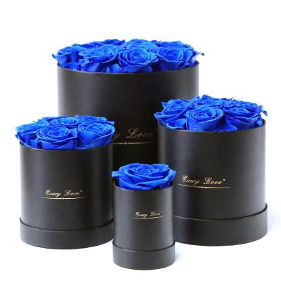 China Custom Logo Flowers Valentine Wedding Gift Box Eternity Rose Meaning Everlasting Preserved Fashional Gift Rose for sale