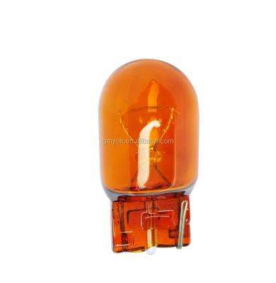 China Miniature Rear Fog Lights Halogen Light W21/5w 21/5w T20 Miniature Car Lamp for sale