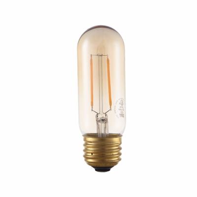 China Hotel Promotion Price LED Filament Bulb 2w 180lm 2200k Led T10 E26 Light Bulb Vintage Amber Led Lighting Lamp for sale