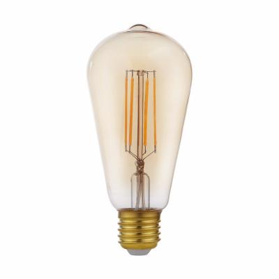 China Residential hot! CE RoHS LED Filament Bulb Non-dimmable Vintage ST64 220-240V 7W 2700K 806lm E27 Ra80 for sale