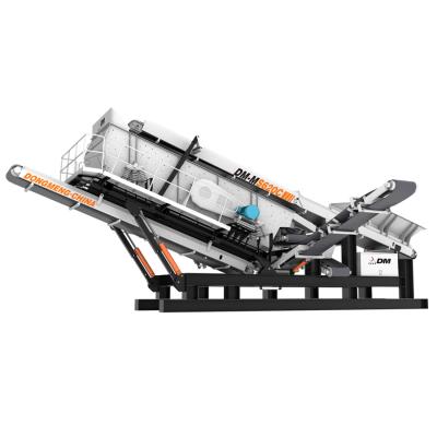 China Construction worksÂ   High Quality Mobile Crawler Inclined Vibrating Screen Stone Crusher Screen Tracked Mobile Crusher Vibrating Screen Price for sale