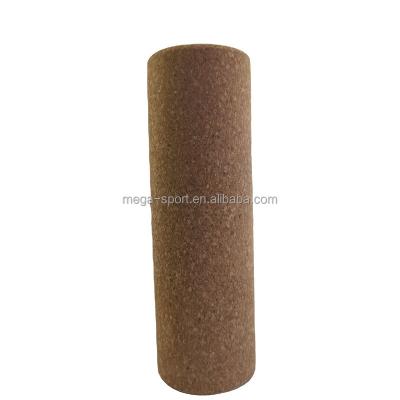 China Hot Selling Massage Customized Logo Muscle Yoga Roller Cork Massage Roller Pain Relief Therapy Cork Massage Roller And Size Natural Material for sale