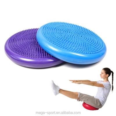 China Durable PVC Massage Balance Stability Disc Shimmy Air Cushion for sale