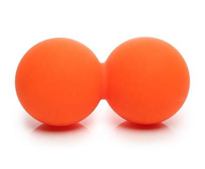 China Peanut Peanut Lacrosse Massage Balls Non-Toxic Eco Friendly Therapy Silicone Double Balls for sale