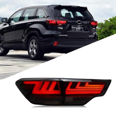 China LED Taillight Tail Light Kluger Smoke WH Black For Toyota Highlander 2015-2020 for sale