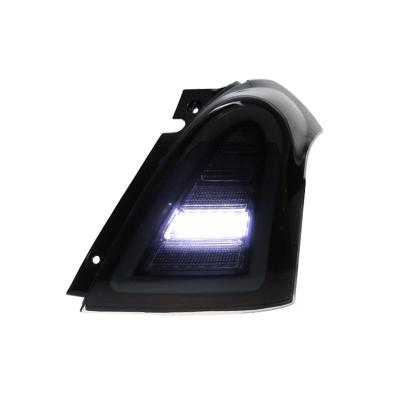 China Single style black and red LED taillights for Suzuki Swift High Configuration Red and black style taillights for sale