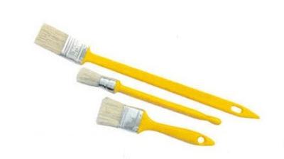 China Custom Plastic Handle Radiator Paint Brush For Wood Stain Set for sale