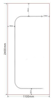 China OEM-schildergereedschap, stofbeschermer met ritssluiting, 110 x 240 Te koop