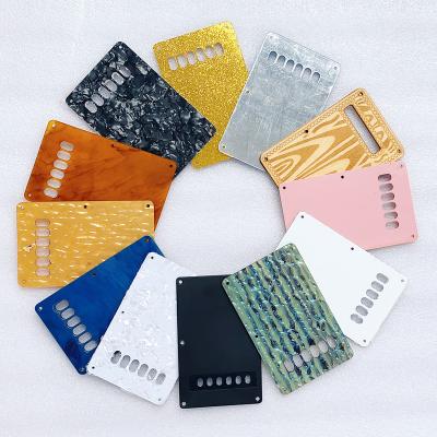 China Multicolor Guitar Cover 3 Ply Back Cover Scratch Plate St Pickguard For Start Parts Wholesale Price for sale