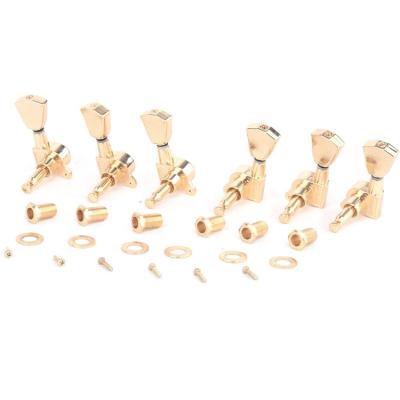 China 3R3L Diecast Tuning Gold Sealed Guitar Tuners Tuning Pegs Keys For LP Style Guitar Or Acoustic Guitar for sale