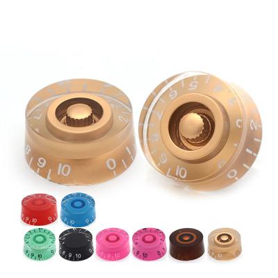 China Wholesale Tone Knob Factory Guitar Control Knob Volume Plastic Material LP Style Guitar Knob In Colorful for sale