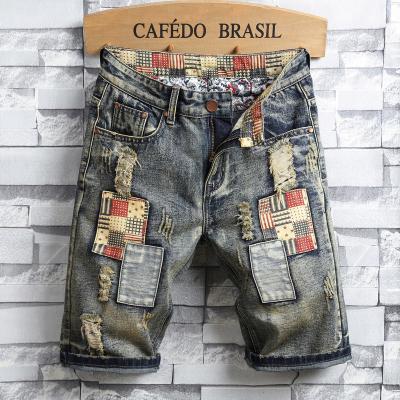 China Factory Direct Hot Selling Slim Men's Shorts Pantalones Designers Jeans QUICK DRY Jean Shorts Stretch Denim Pants Ripped Men Wholesale for sale