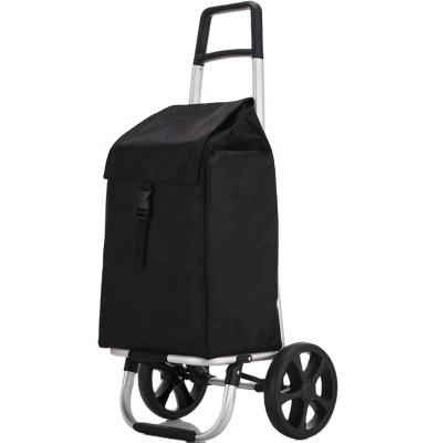 China High Quality Foldable Convenience Trolley Bags Supermarket Portable Customized Shopping Trolley for sale