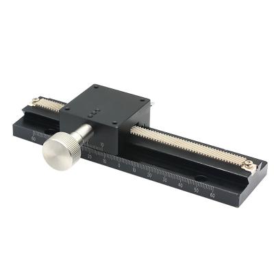 China For Instrument LWX40-L100 40*40 High Precision Manual X-axis Single Axis Linear Manual Stage Optical Manual Linear Stage for sale