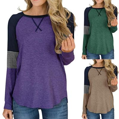 China Women's Basic Long T-shirt Women's Anti-Wrinkle Shirt Simple Shirt For Women for sale