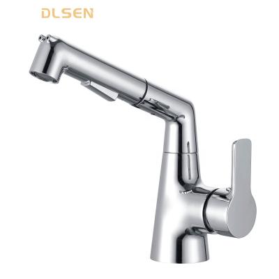 China New Design Metered Faucets With Popular Elements Polished Chrome Color Basin Faucet Faucet For Villa Bathroom for sale