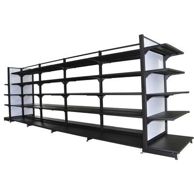 China Corrosion Protection ISO Approved Gondola Metal Rack Supermarket Shelf for sale