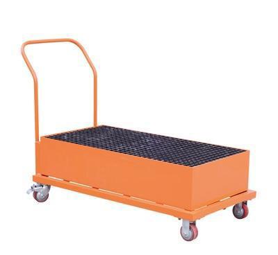 China Four Wheel Industrial Foldable Hand Truck Cart Platform Cart For Warehouse for sale