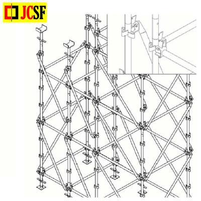 China As Customers Request Q235/Q345 Kwikstage System Scaffolding Kwikstage High Quality Hot Dipped Galvanized Scaffolding And Scaffolding for sale