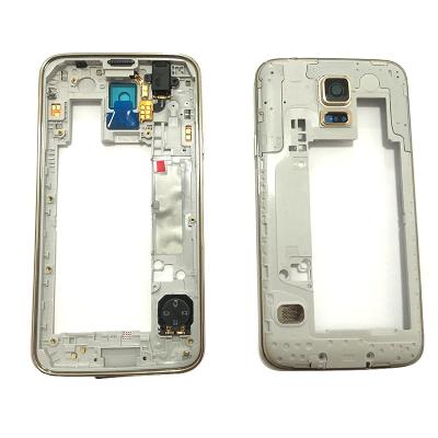 China High Quality Phone Frame LCD Display Assembly For Samsung S5 Frame Mobile Parts Middle S5 Frame for sale