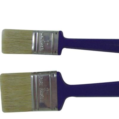 China Professional plastic handle pinturas painting brochas stiffen paintbrush wall for sale