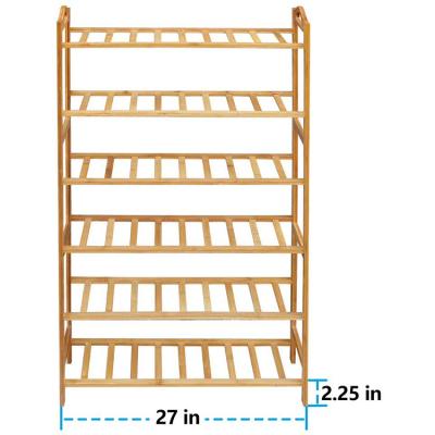 China Simple design modern cheap hot sale storage shoe rack bamboo organizer for sale