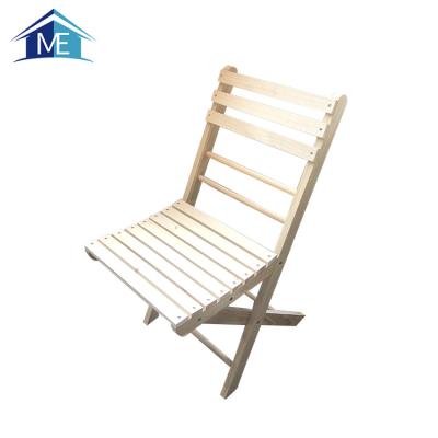 China Wholesale Top Selling Americana Solid Wood White Wooden Folding Chairs for sale