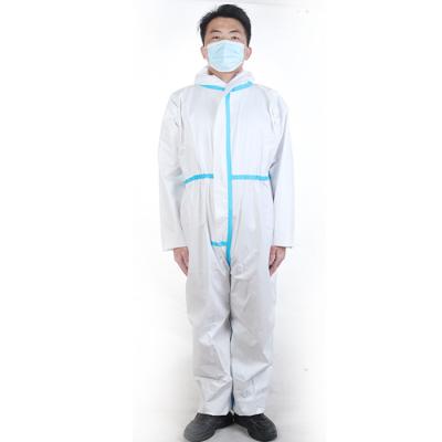 China Breathable Disposable Coverall Type 4 5 6 Coverall Safety Suit for sale