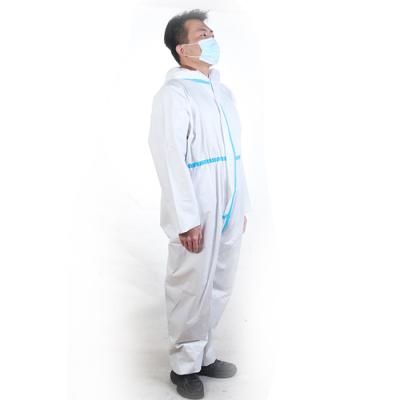 China Breathable Type 4 White Disposable Coveralls XXL Disposable Coveralls for sale