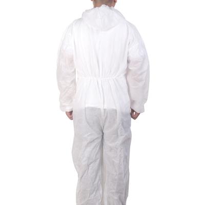 China Breathable Flame Retardant Protective Coverall Type 5 6 Blue SMS Disposable PPE for sale