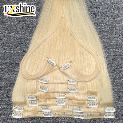 China Other YSE Wholesale 10A Remy Hair 100% Hair Clip In Extension For White Women for sale