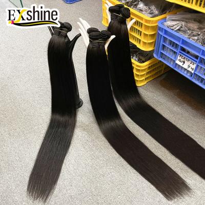 China Other YSE Virgin Unprocessed Cuticle Aligned Mink Bone Straight Human Hair Bundles, Double Drawn Straight Raw 40inch Hair Superb for sale