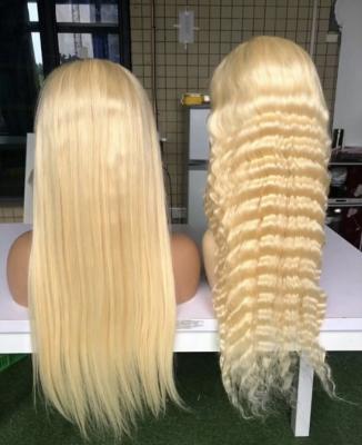 China Super Wave Exshine Raw Pre Plucked Hd Lace Wig, Lace Front Hd Wigs, Long Mink Lace Front Blonde Hd Human Hair 613 Wig for sale