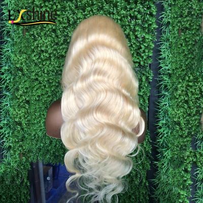 China Silky Straight Blonde 613 Full Lace Wig,Lace Front Wig,13x4 13x6 613 Human Hair Blonde 613 Virgin Transparent Frontal Wig HD Wholesale for sale