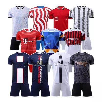 China Wholesale custom thai sets latest oem soccer jersey football jersey quality sublimation football shirts singlet football thai wear for sale