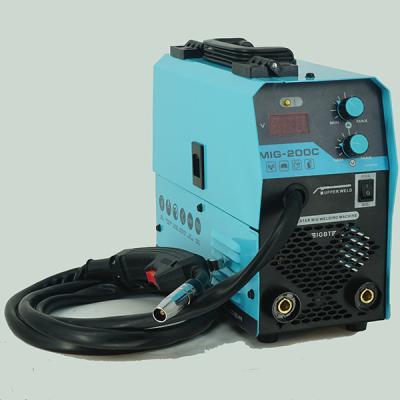 China Simple maintenance digitalized mma mig welder kaynak makinesi in ithal mig200 110v hitbox from chinese leading manufacturers for sale