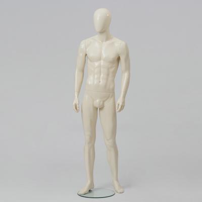 China Other Wholesale JLM-2 Fiberglass Standing Full Body Head Abstract Male Display Mannequin for sale